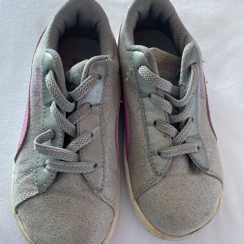 Puma Basket Tenis Puma Infantil Glitter Zapatilla Puma Suede