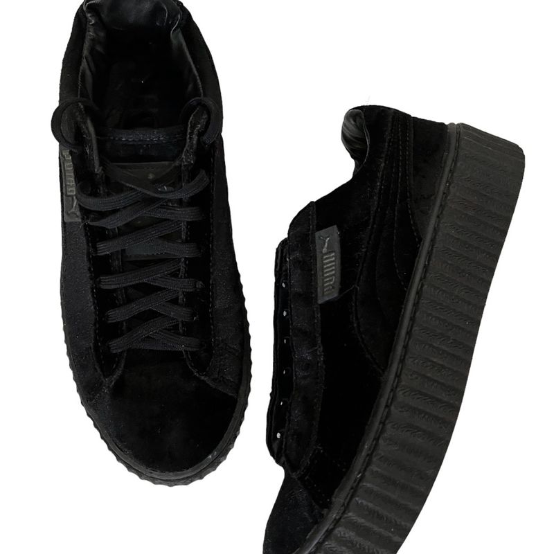Tênis Puma Preto Veludo Fenty Puma Usado 98410052 enjoei