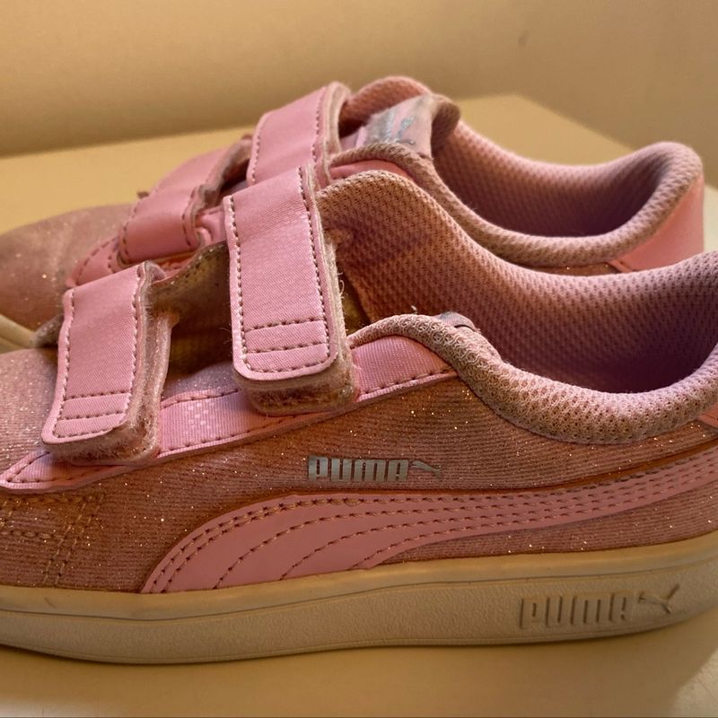 Tenis puma rosa outlet infantil