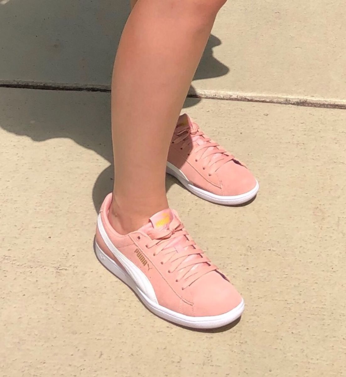 tenis puma rosa brilhante