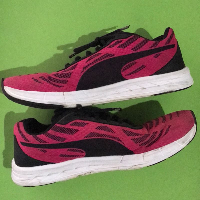 Tenis puma running rosa e outlet preto