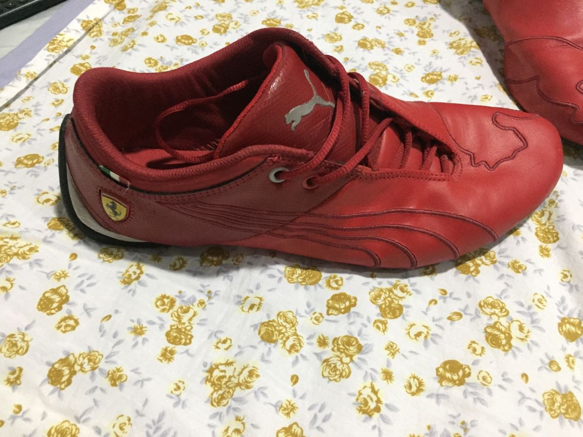 tenis puma scuderia ferrari vermelho