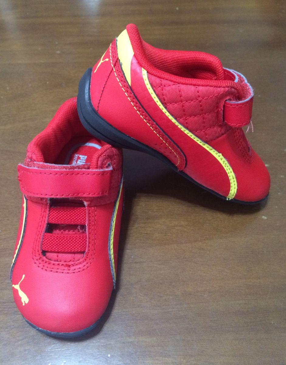 tenis puma scuderia ferrari infantil