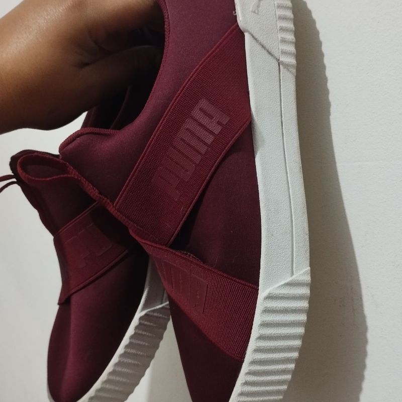 Tênis Puma Slip On Bordô Tênis Feminino Puma Usado 89630842 enjoei