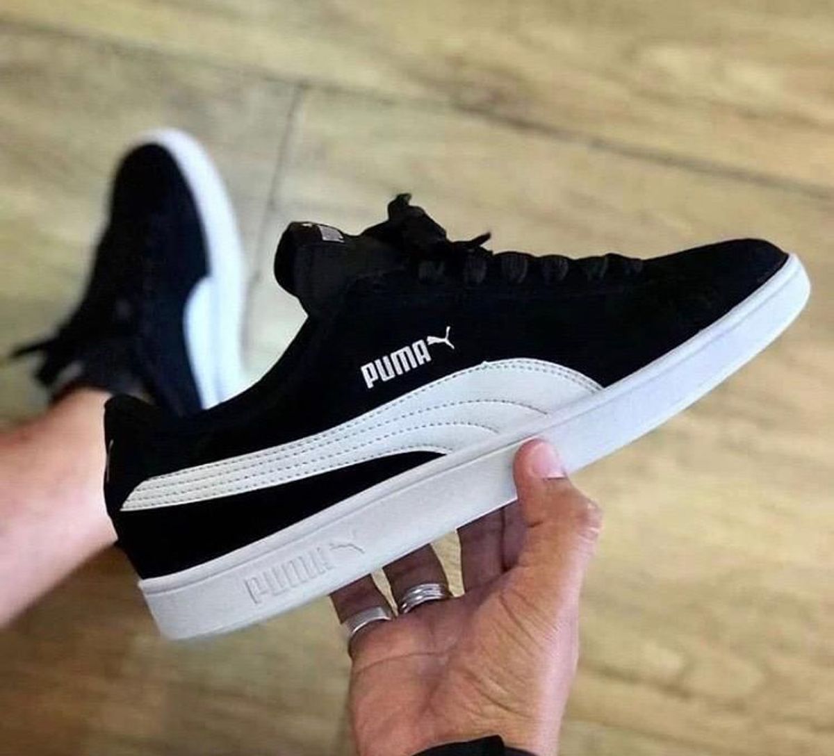 tênis puma smash v2 preto