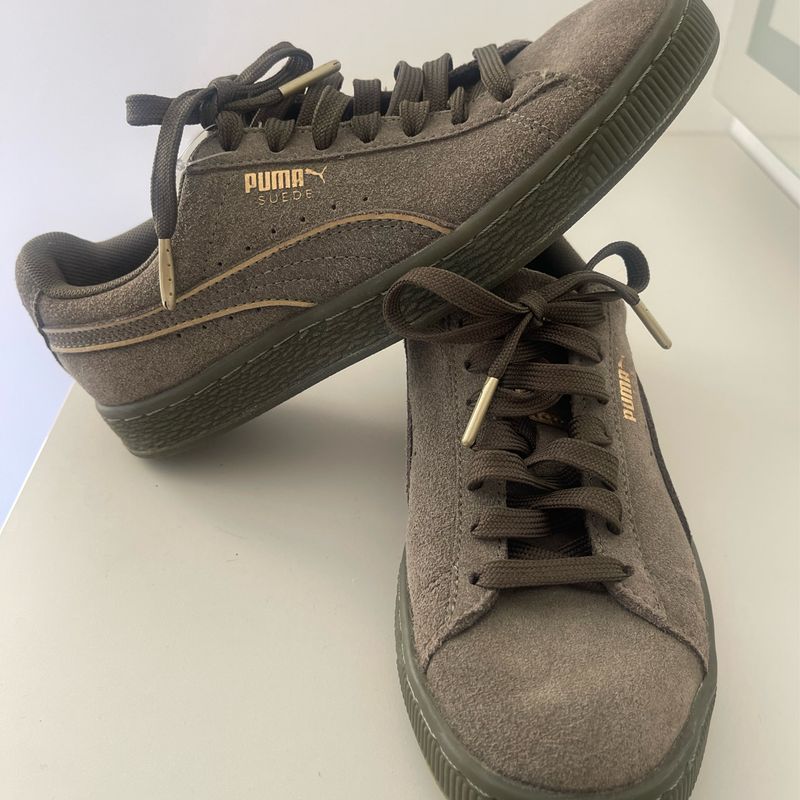 Puma suede verde militar sale