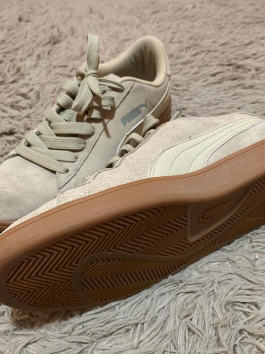 tenis puma smash v2 bege