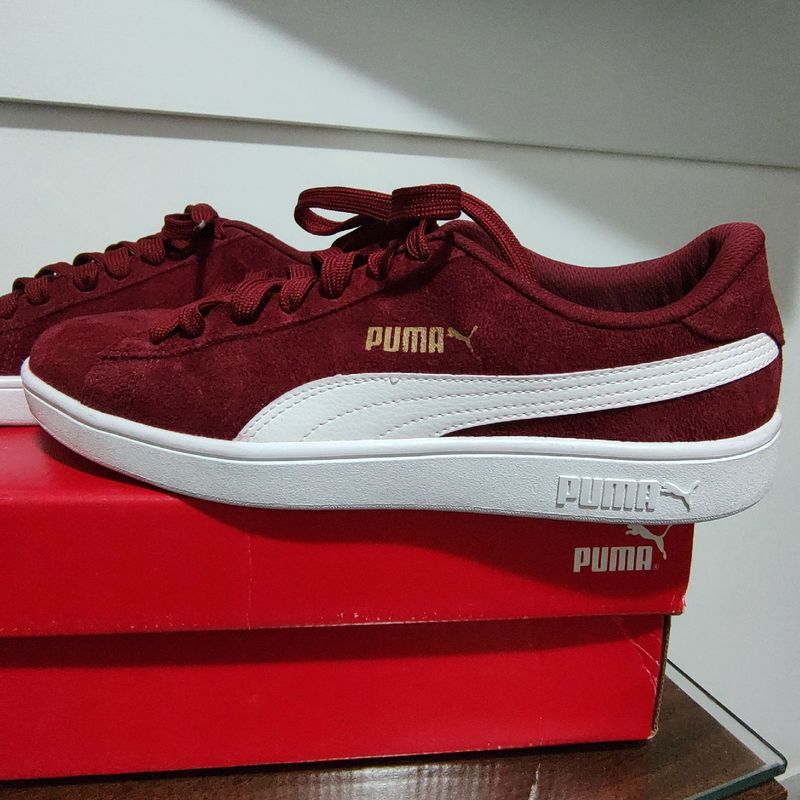 Puma Smash V2 Puma Vermelho Tenis Tenis Puma Smash V2 Bdp Estilo E