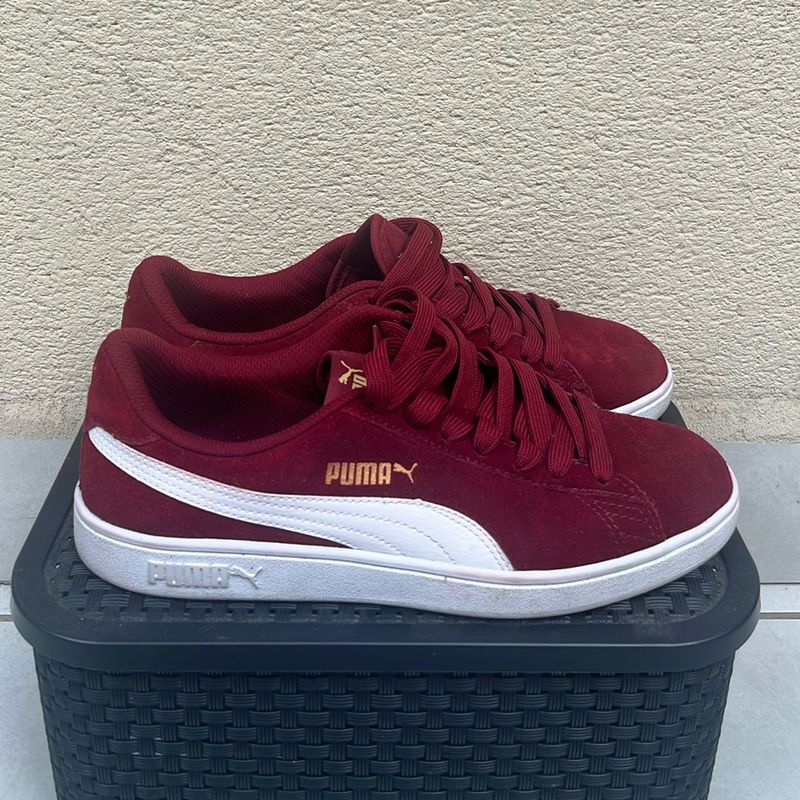 Tênis Puma Smash V3 Vermelho Número 40 Puma Usado 109973024 enjoei