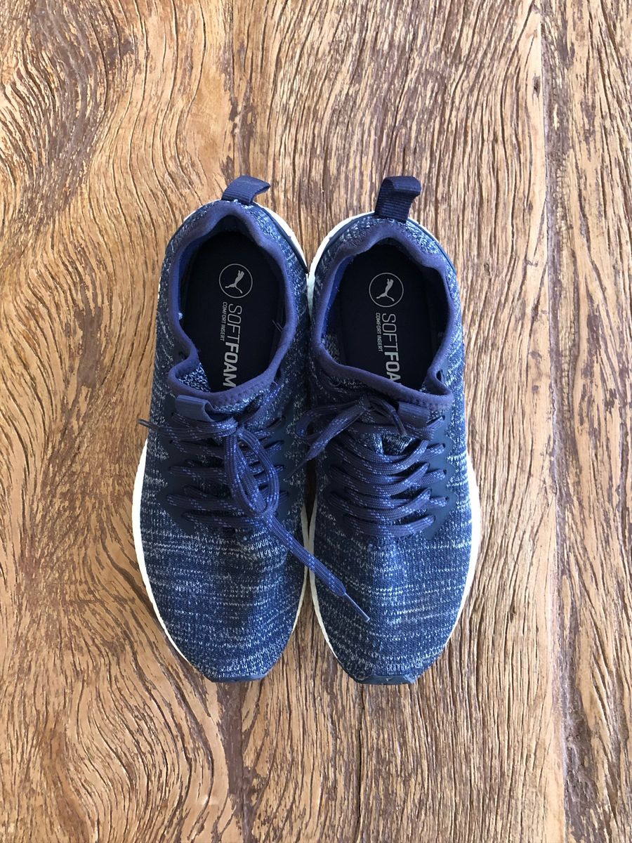tenis puma soft foam azul