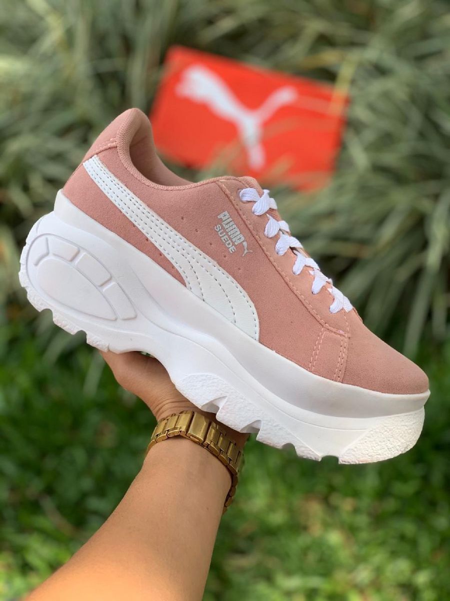 tenis puma solado alto