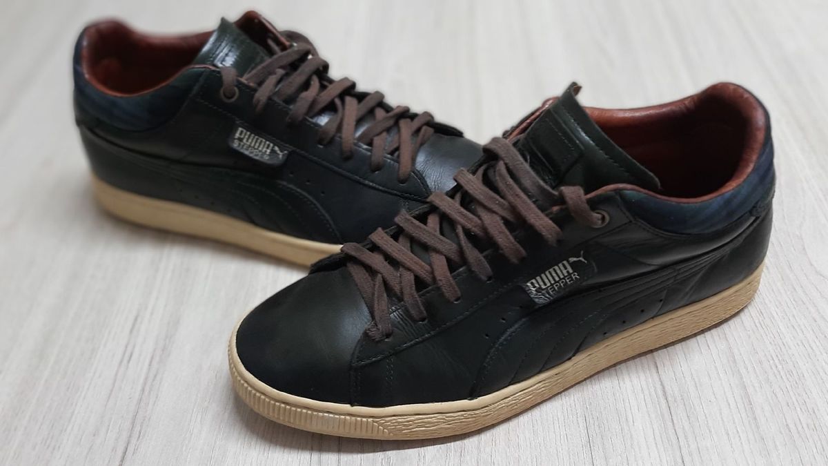 tenis puma de couro legitimo