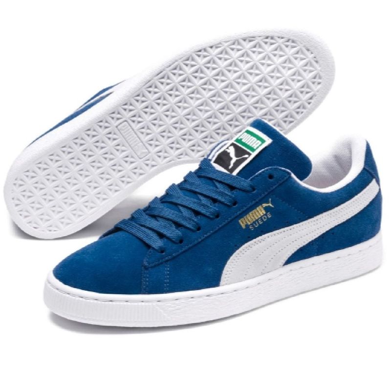 Tenis puma clearance azul e branco