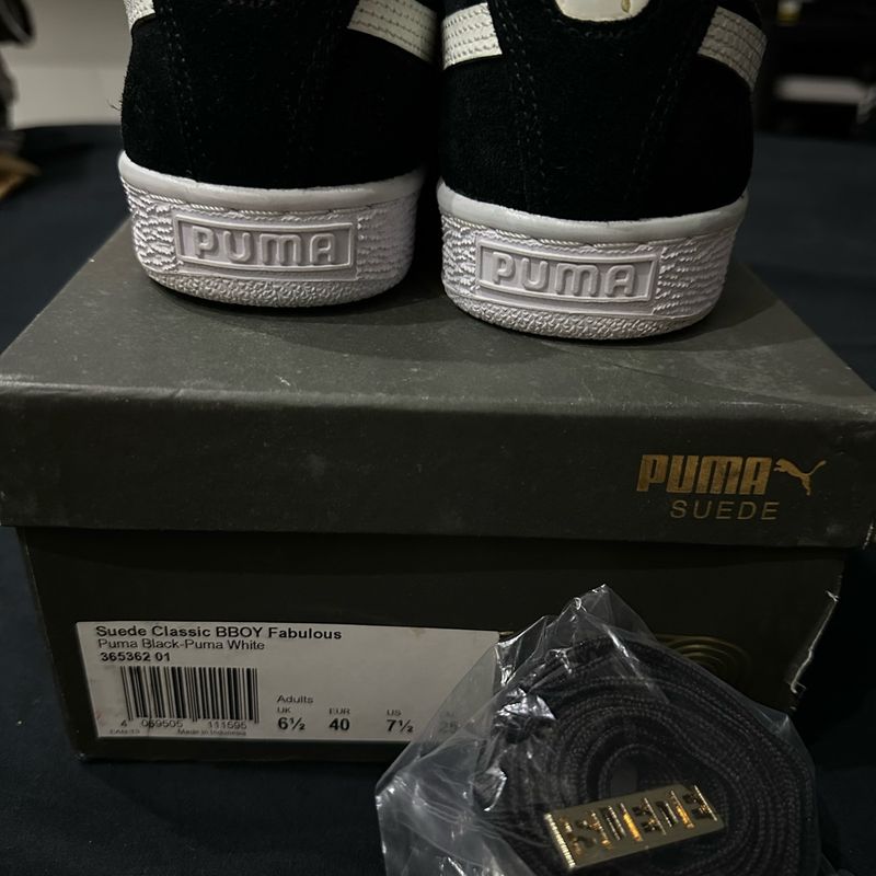 Tênis Puma Suede Bboy Fabulous Preto (38/39) Puma Usado 99020689