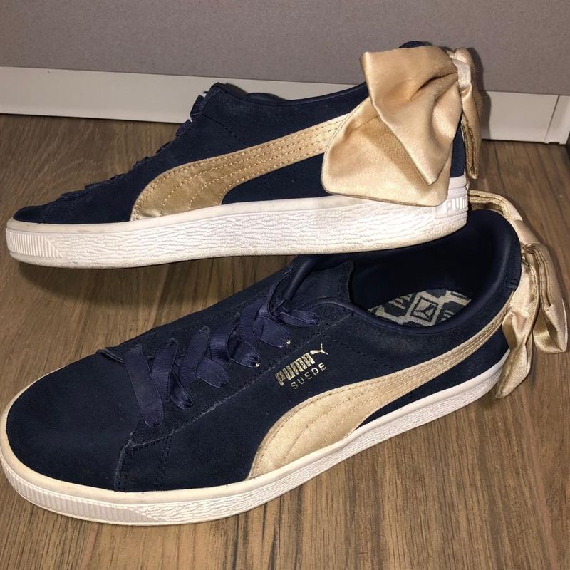 Tenis puma outlet suede bow