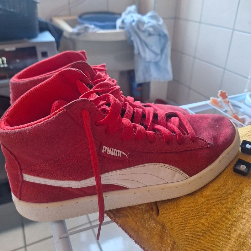 Tenis Puma Suede Cano Alto Original Tenis Masculino Puma Usado 104769219 enjoei