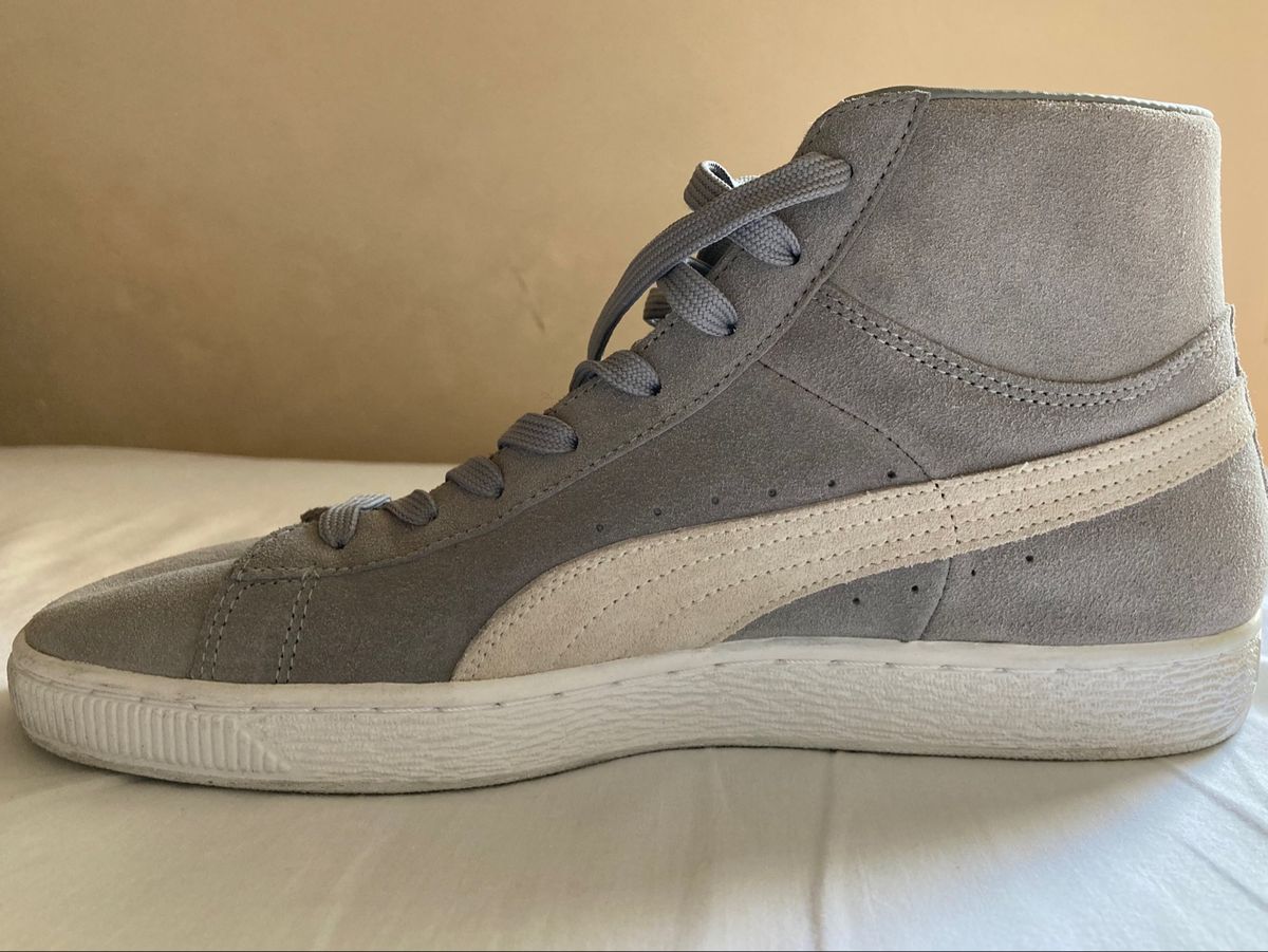 puma suede cano alto