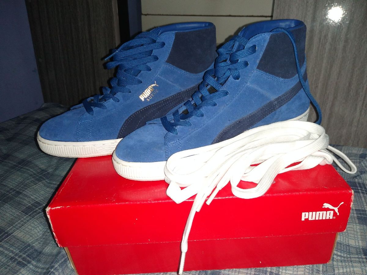 puma suede cano alto