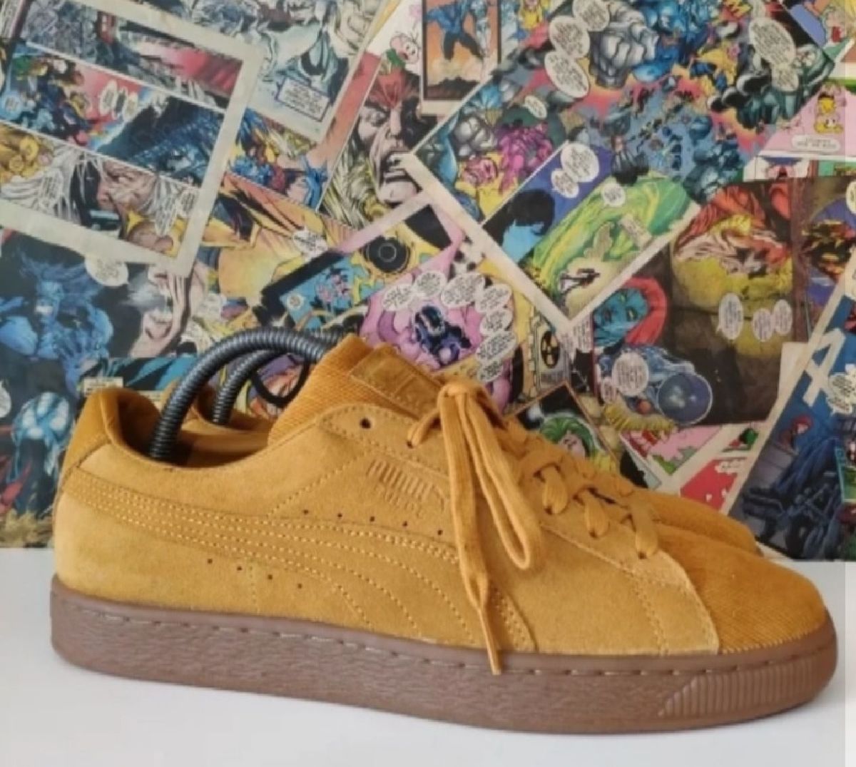 puma suede amarelo