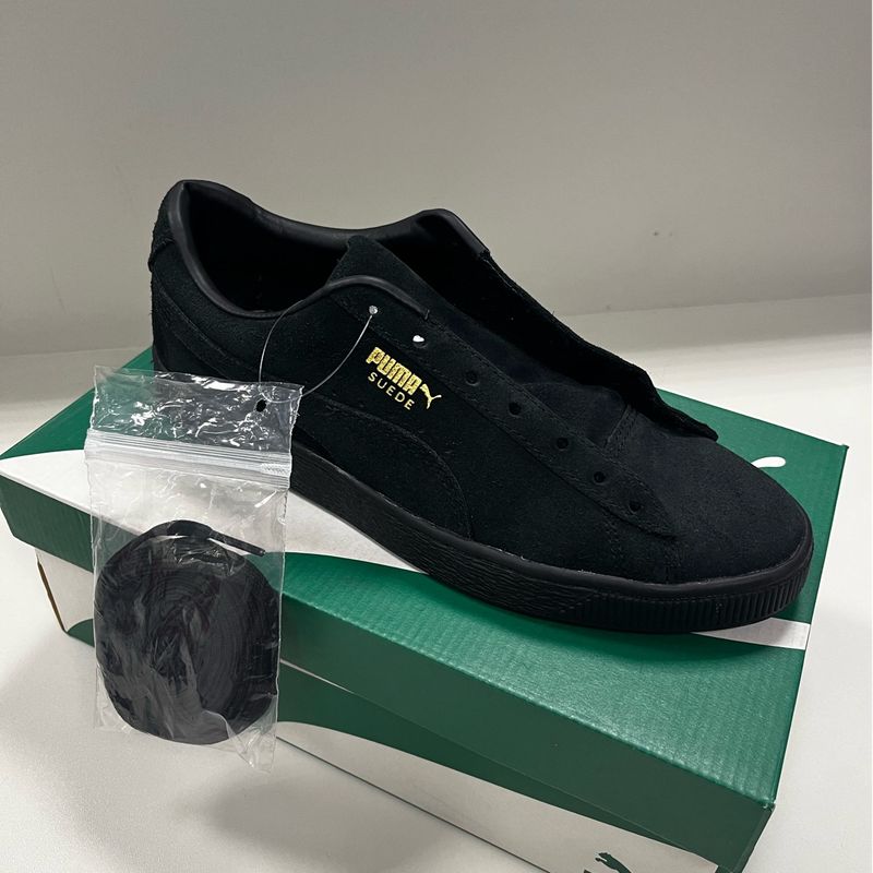 Tênis Puma Suede Classic Xxi Preto Puma Usado 112452193 enjoei