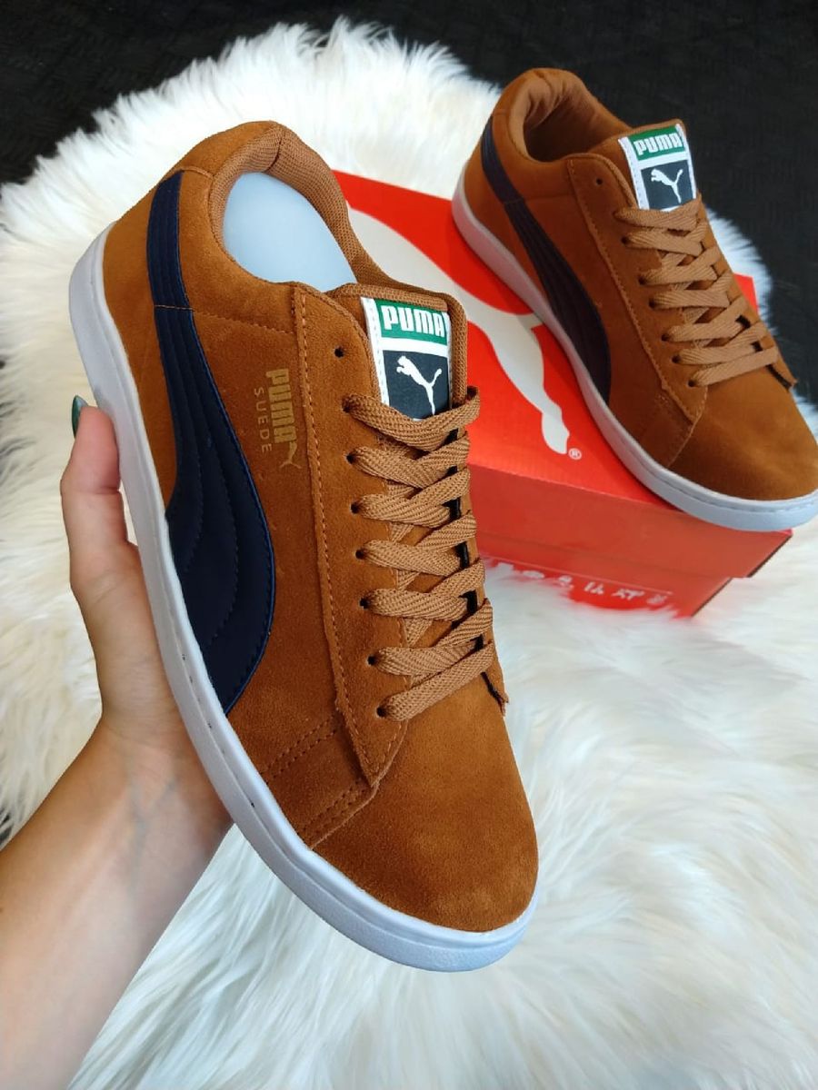 puma suede marrom