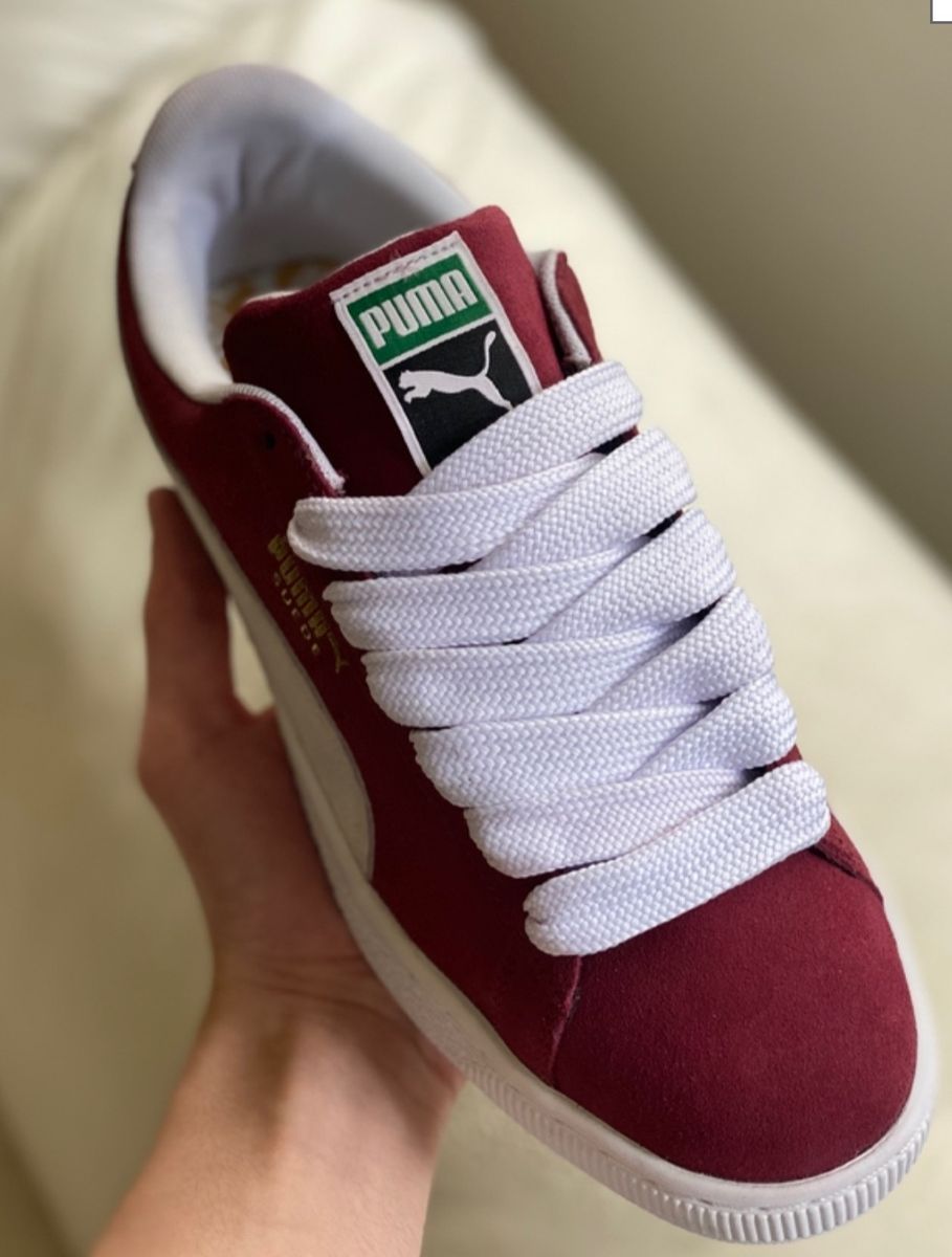 Tênis Puma Suede Original Fat Lace Tênis Feminino Puma Usado 68896249