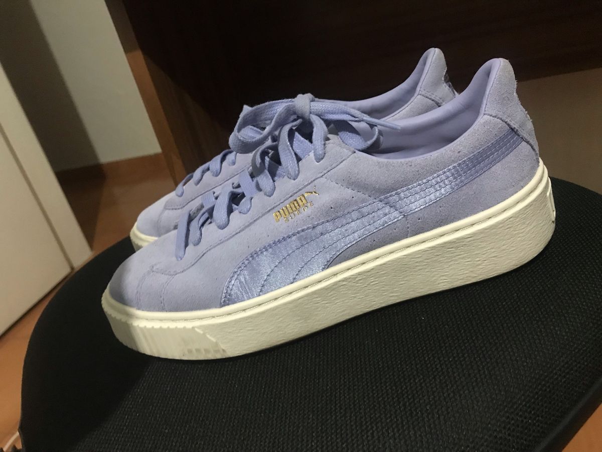 tênis puma suede platform trace feminino