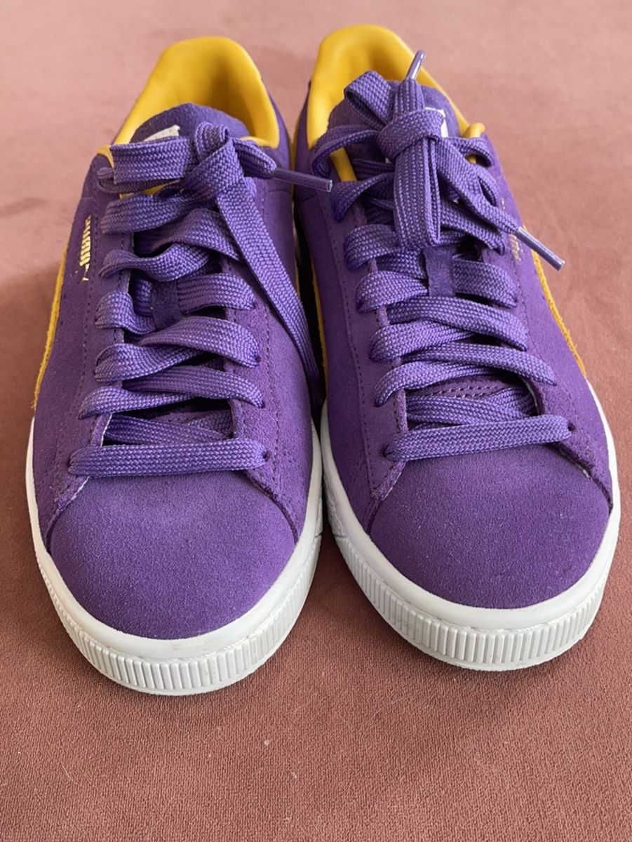 Tenis puma shop suede roxo