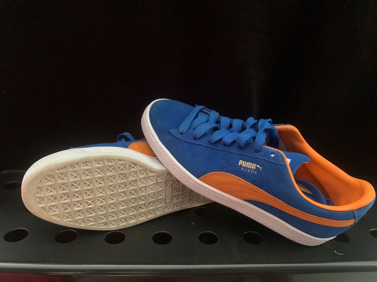 Tenis puma suede clearance laranja