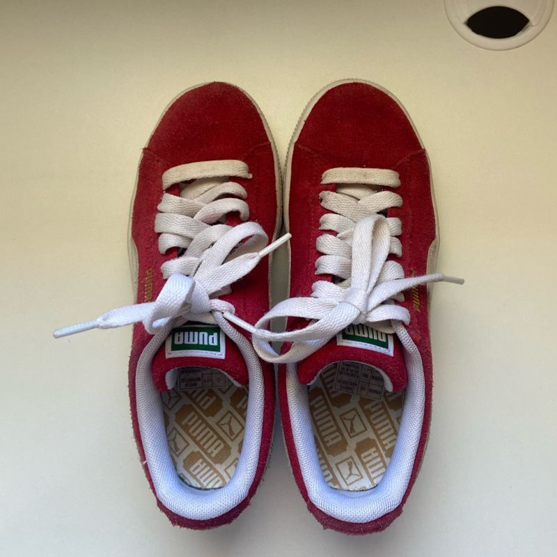 Tenis puma suede vermelho sale