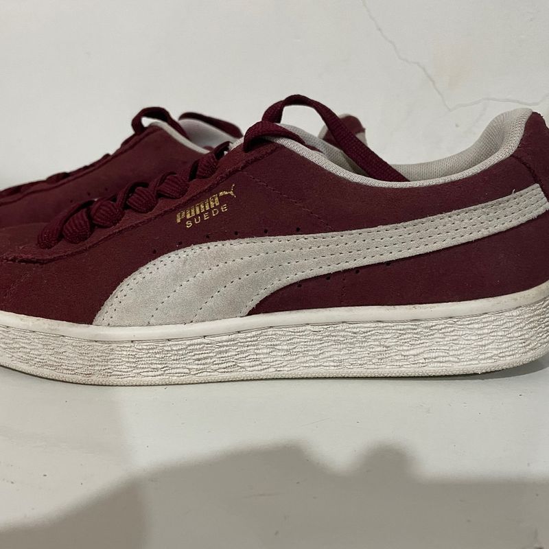 Puma Suede Classic Puma Tenis Vinho PUMA SUEDE VINHO (acompanha Os