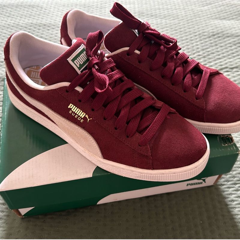 Tenis puma outlet suede vinho