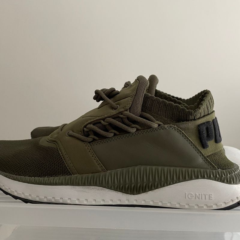 Tenis Puma Tsugi Shinsei Verde Tamanho 42 Puma Usado 103251918 enjoei