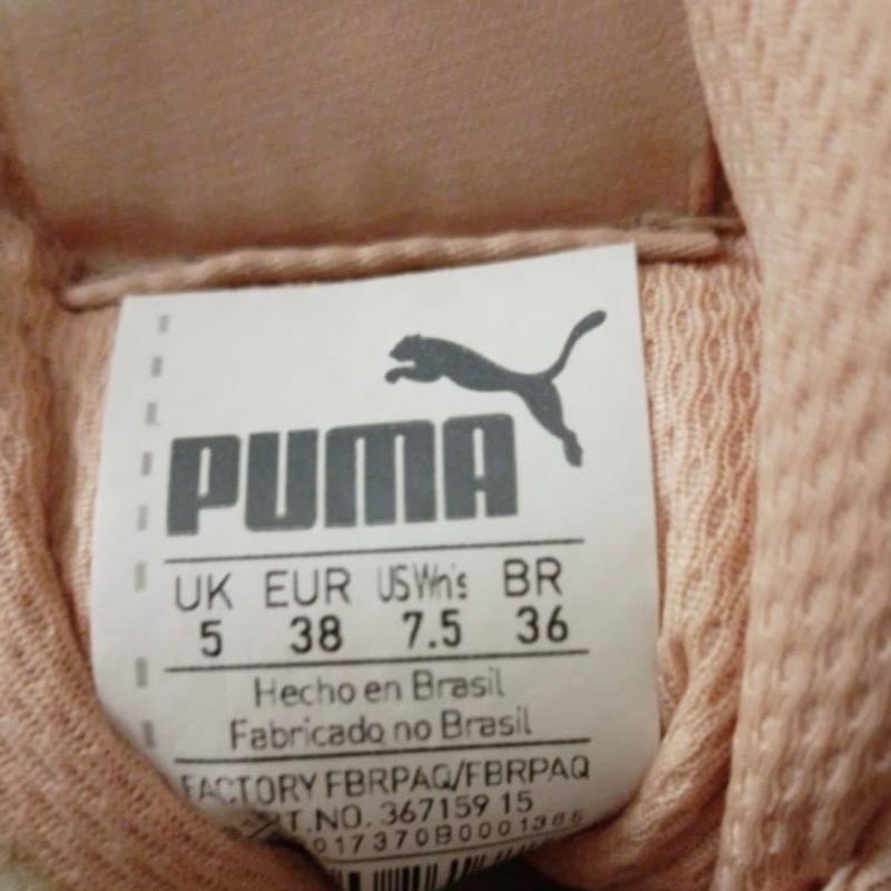 Puma best sale de veludo