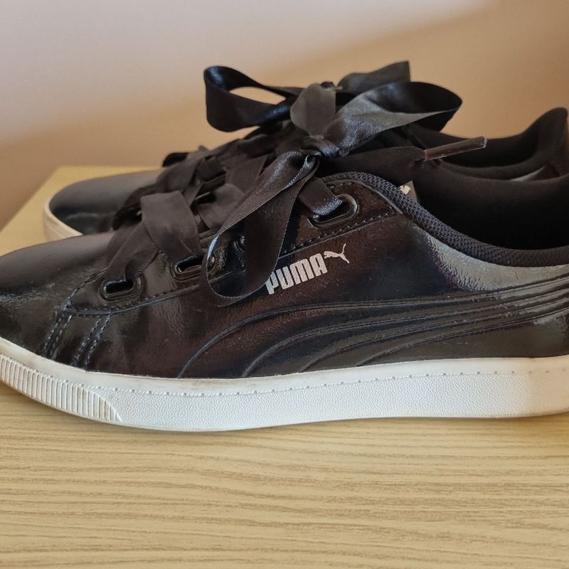 Tenis puma cadarço store cetim