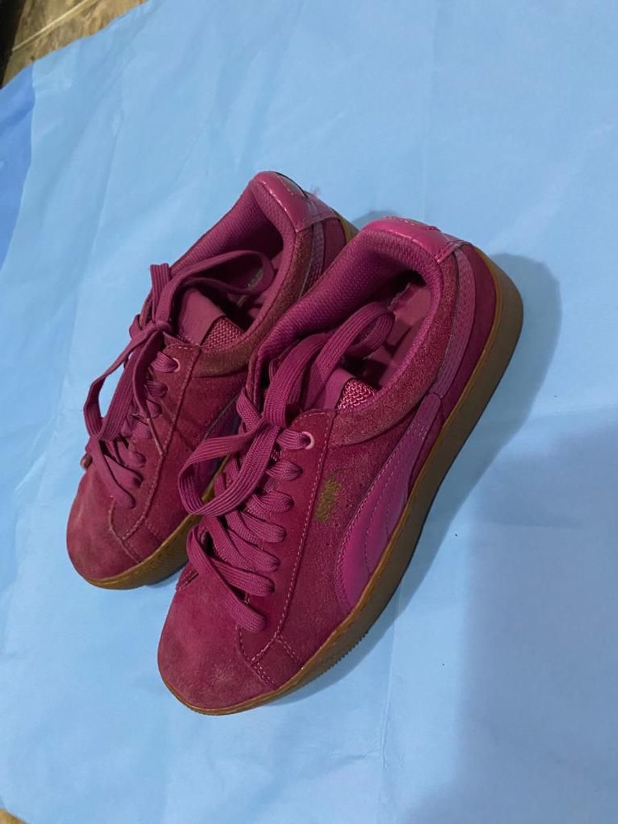 T??nis Puma Vikky Plataforma | T??nis Feminino Puma Usado 85366241 | enjoei
