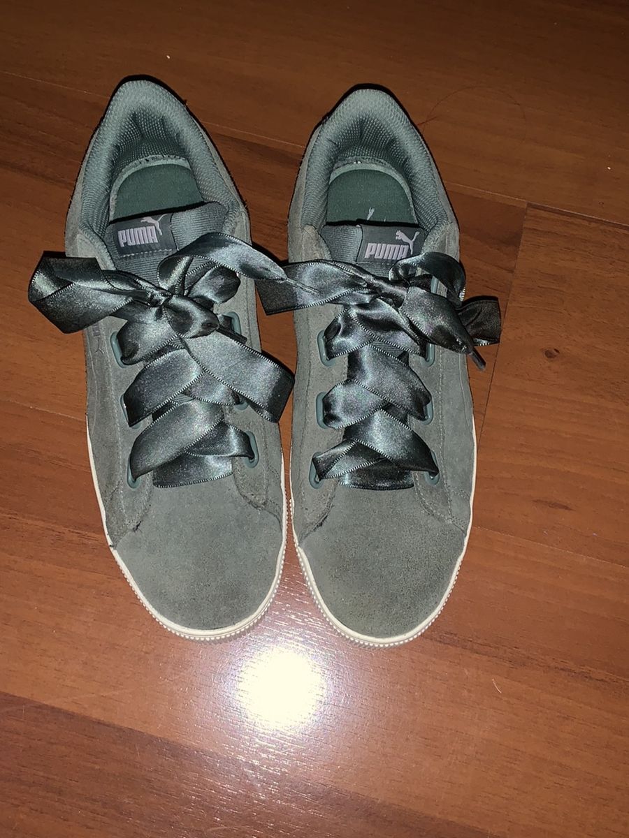 tênis puma vikky platform ribbon s feminino