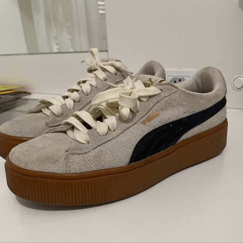 Tênis puma vikky sales stacked sd preto