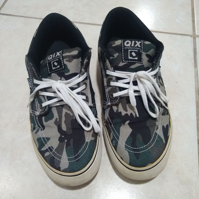 Tenis qix next vulcan hot sale camuflado