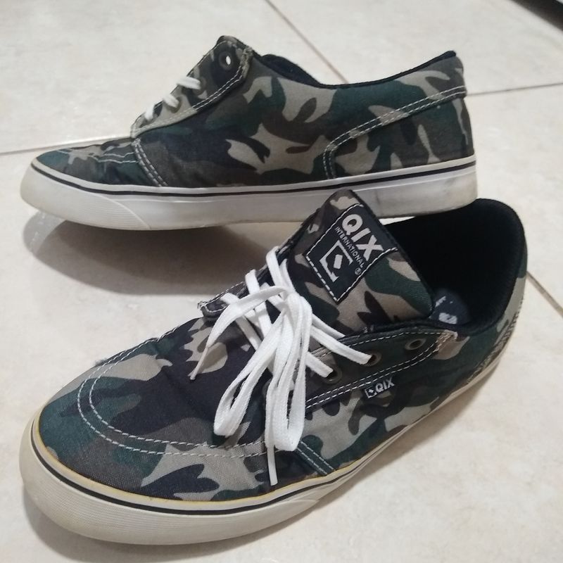 Qix tenis hot sale camuflado