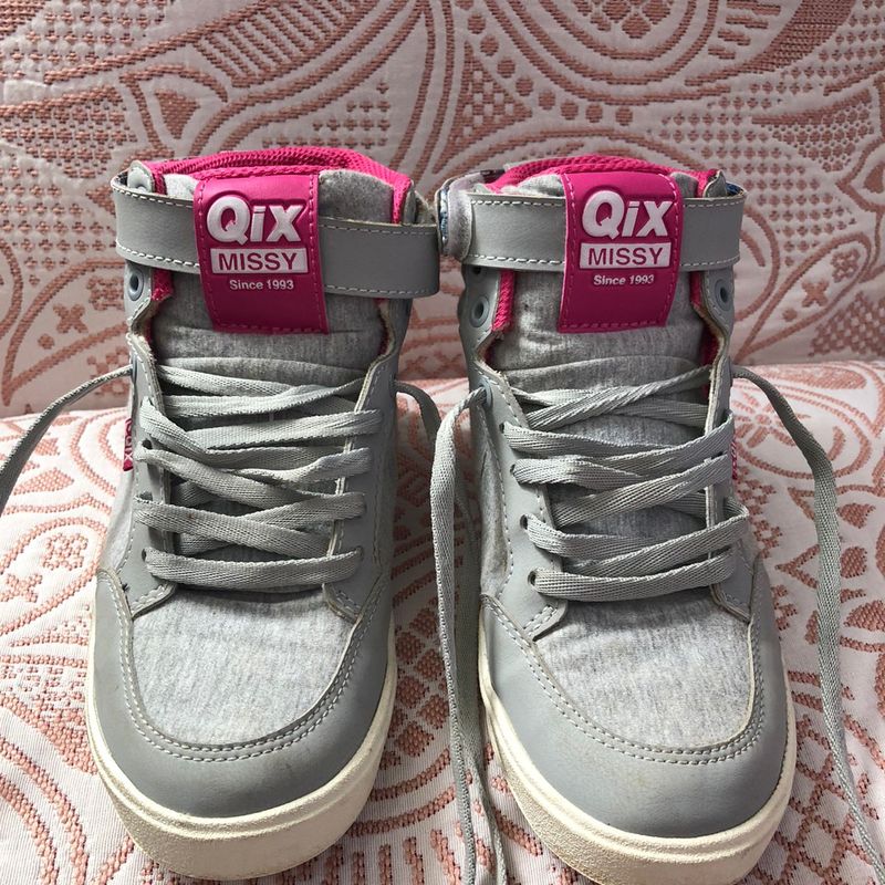 Tenis qix best sale cinza feminino