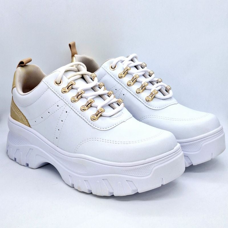 Tênis Ramarim Branco Sneaker Dad Chunky 23-86201 Nº36 Ramarim