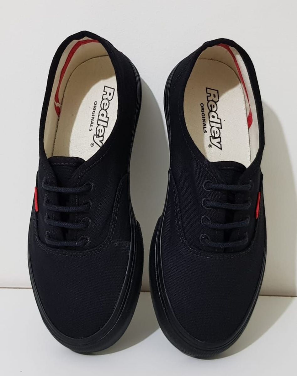 tenis redley monocromo preto