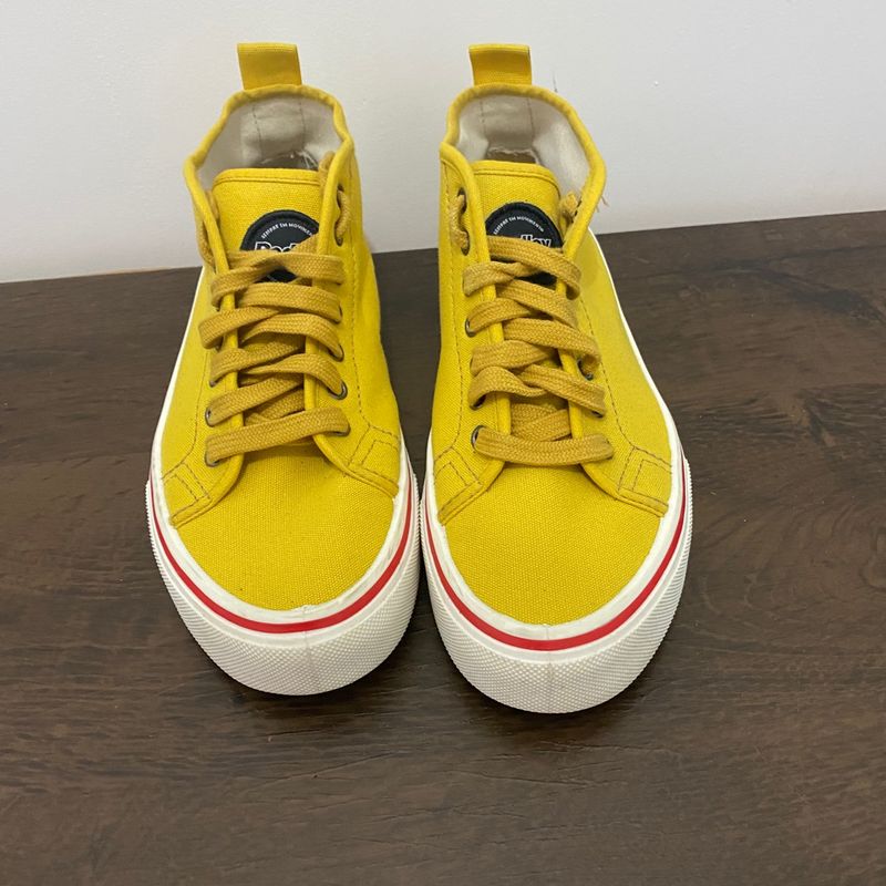 Tênis Redley Originals Cano Alto Mostarda Redley Usado 99993229