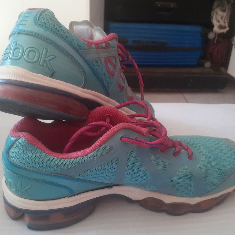 reebok rosa e azul