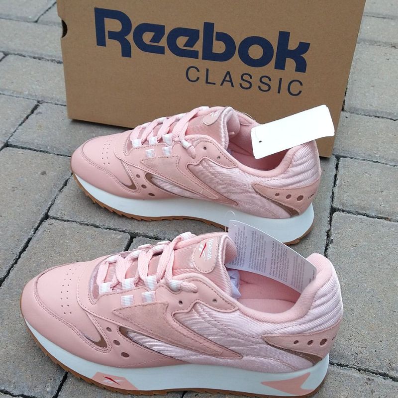 Tênis Reebok Classic Leather Ati 90s Feminino Dswt Rosa Rose, Tênis Feminino  Reebok Usado 63974408