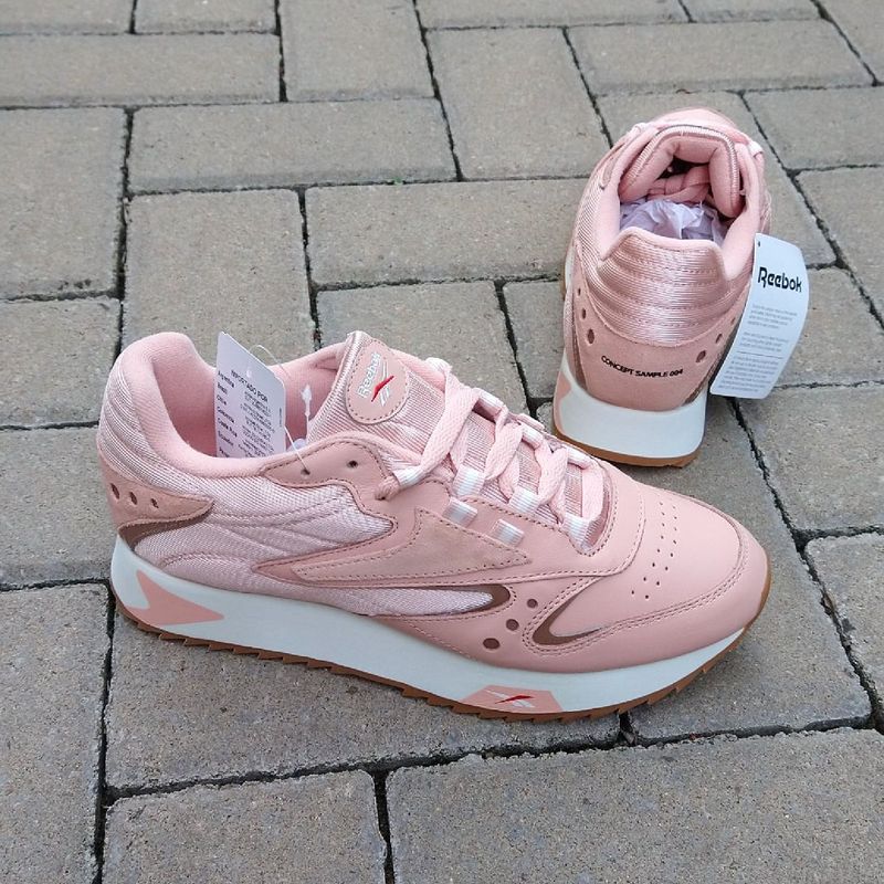 Tênis Reebok Classic Leather Ati 90s Feminino Dswt Rosa Rose