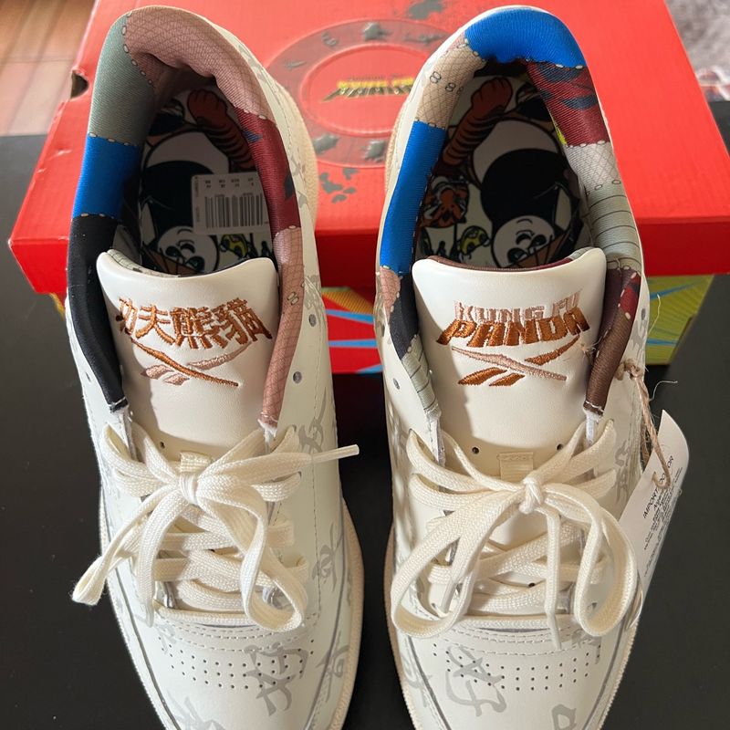 Tênis Reebok Club C 85 X Kung Fu Panda Reebok Nunca Usado