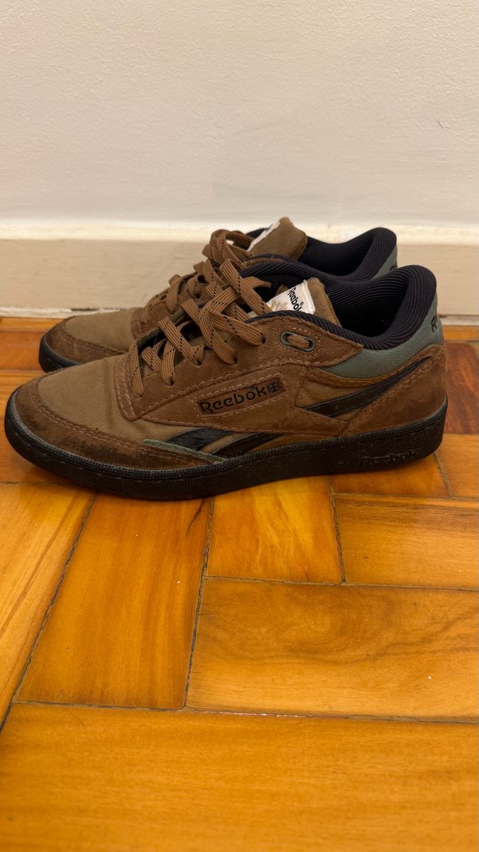 Tênis Reebok Couro Marrom 38 | Tênis Masculino Reebok Usado 139883962 ...