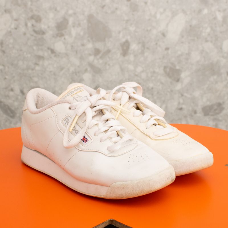 T nis Reebok Princess Branco T nis Feminino Rebook Usado